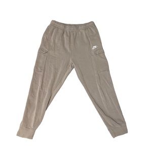 Nike Cargo Sweatpants Mens Large Tan
